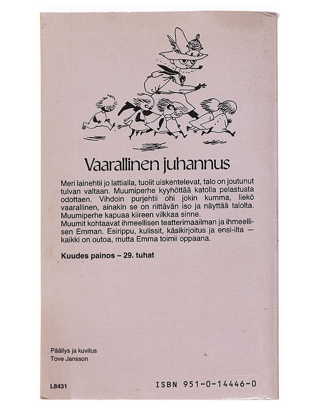 Vaarallinen juhannus - Jansson, Tove - Lastenkirjat - 10105550422 - 1