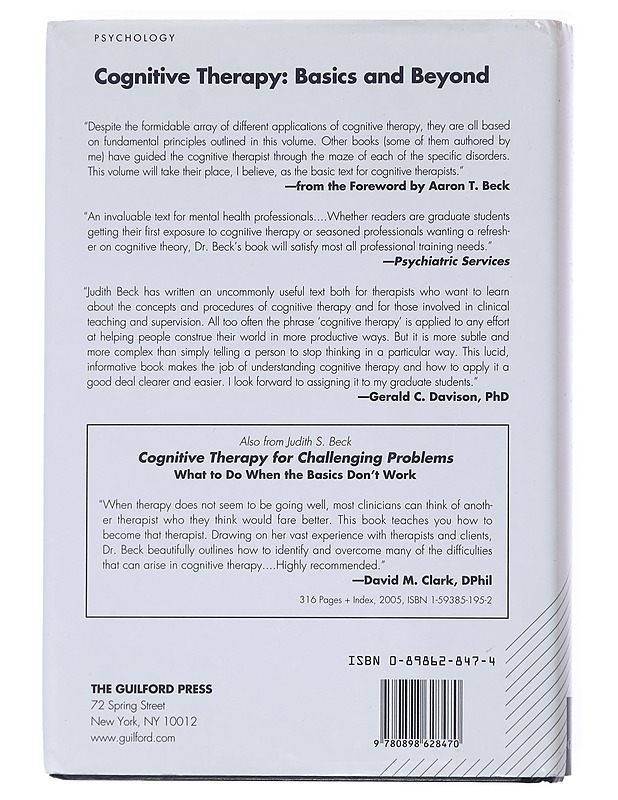Cognitive therapy : basics and beyond - Judith S. Beck - Tietokirjat ja oppaat - 10105550439 - 1