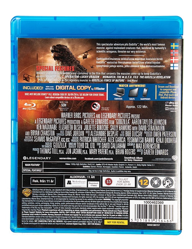 Godzilla - Blu-ray - Blu-ray-levyt - 10105550445 - 1