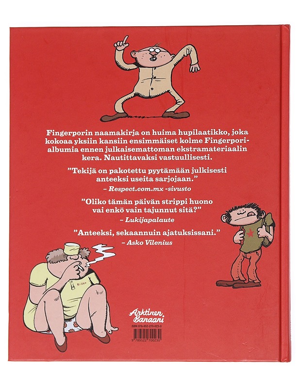 Fingerporin naamakirja - Pertti Jarla - Sarjakuvat - 10105550502 - 1