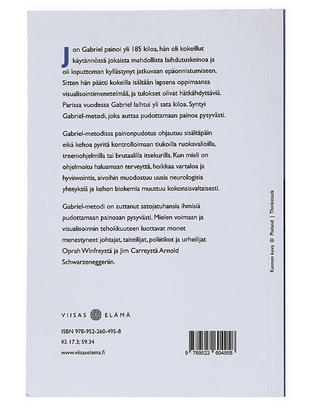 Pudota painoasi visualisoinnin avulla - Gabriel, Jon - Tietokirjat ja oppaat - 10105550548 - 1