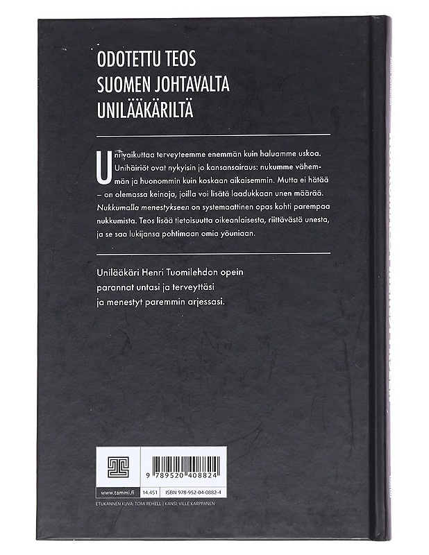 Nukkumalla menestykseen - Tuomilehto, Henri - Tietokirjat ja oppaat - 10105550561 - 1