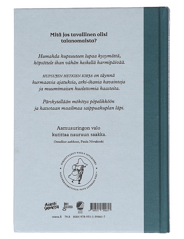 Hupsujen hetkien kirja - Nivukoski, Paula - Harrastekirjat - 10105550576 - 1
