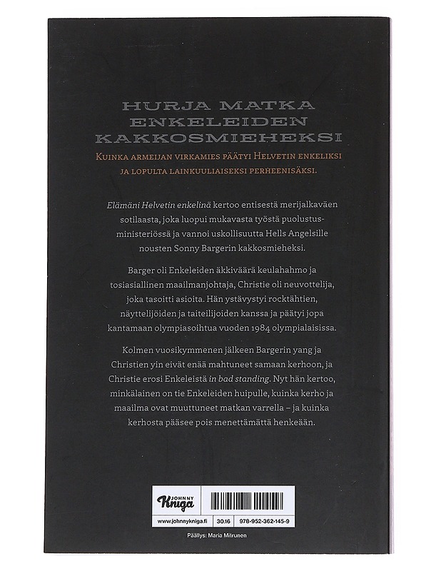 Elämäni Helvetin enkelinä - Christie, George - Elämäkerrat ja muistelmat - 10105550581 - 1