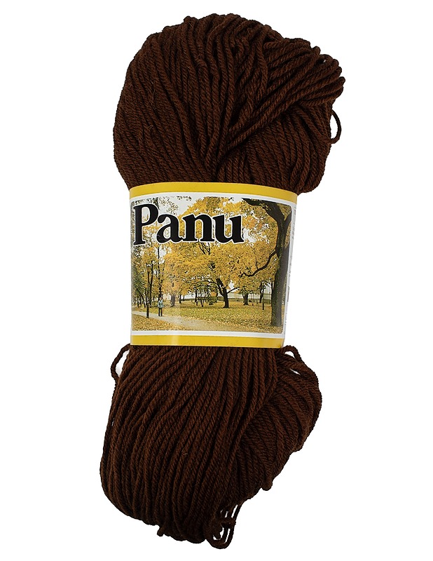 PANU tummanruskea villalanka, 100g - Käsityö - 10105550635 - 0