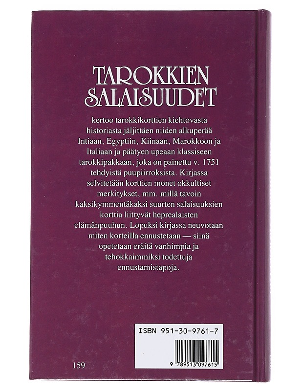 Tarokkien salaisuudet - Kaplan, Stuart R. - Historiakirjat - 10105550628 - 1
