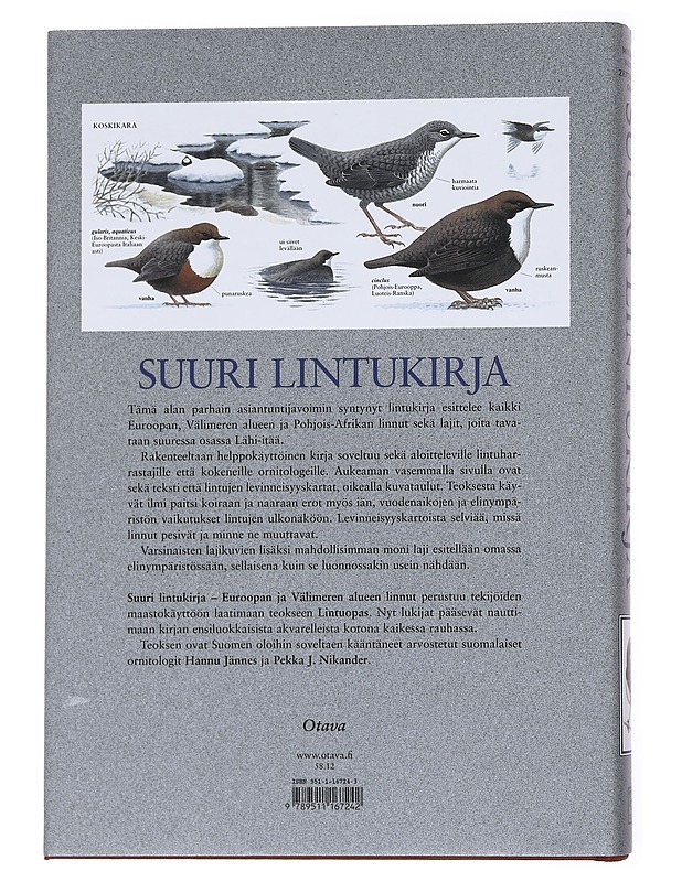 Suuri lintukirja : Euroopan ja Välimeren alueen linnut - Svensson, Lars - Kirja lahjaksi - 10105550660 - 1