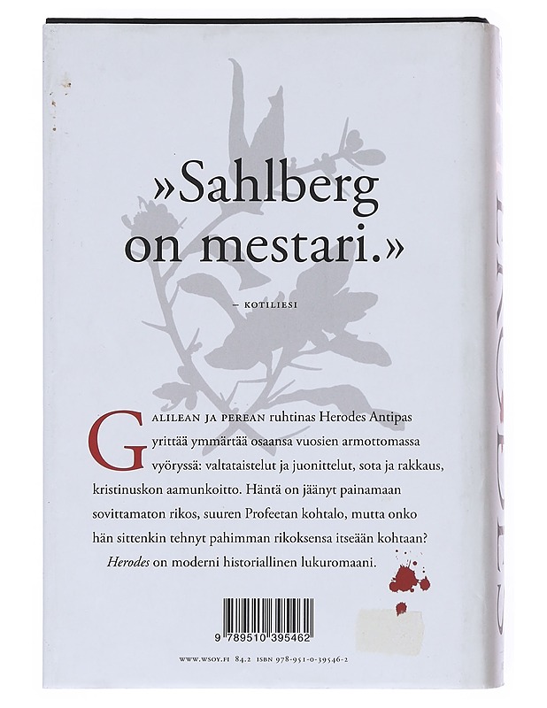 Herodes : romaani - Asko Sahlberg - Historiakirjat - 10105550673 - 1