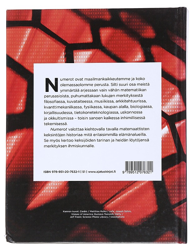 Numerot : kuinka matematiikka muutti maailmaa - Bentley, Peter J. - Historiakirjat - 10105550678 - 1