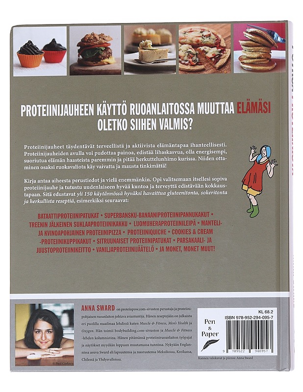 Potkua proteiinista : suuri proteiinikeittokirja : ajattele pirtelöä pidemmälle - Sward, Anna - Kirja lahjaksi - 10105550690 - 1