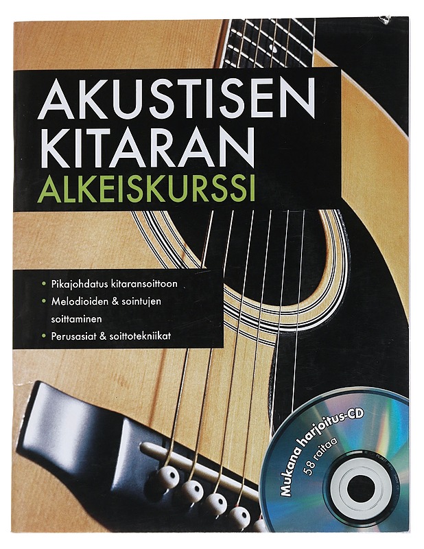 Akustisen kitaran alkeiskurssi : mukana harjoitus-CD - Frank Walter - Musiikki- ja elokuvakirjat - 10105550700 - 0