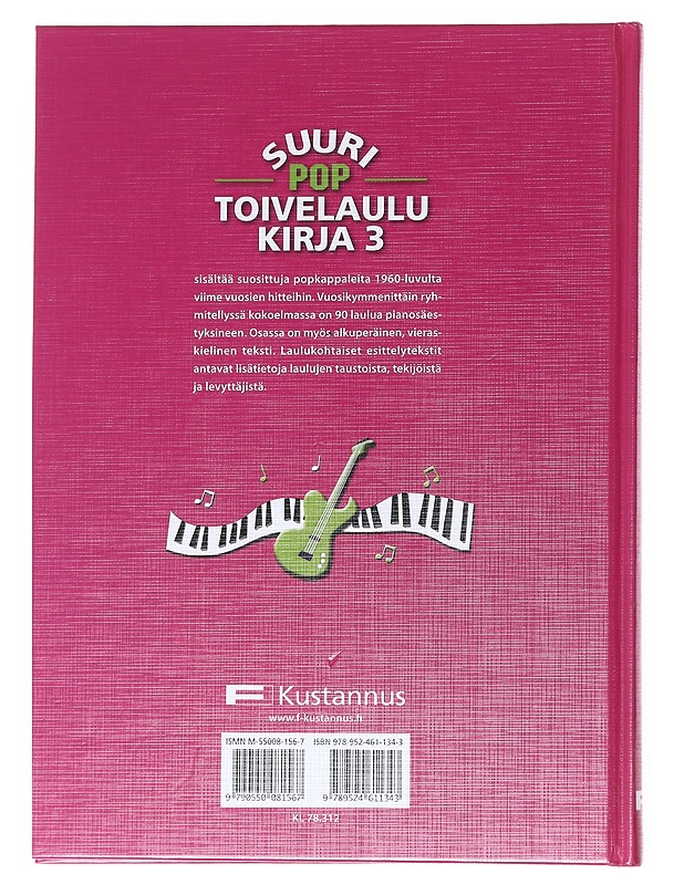 Suuri poptoivelaulukirja. 3 - Kari, Virpi - Musiikki- ja elokuvakirjat - 10105550706 - 1