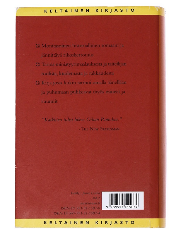 Nimeni on Punainen - Pamuk, Orhan - Jännitys ja dekkarit - 10105550708 - 1