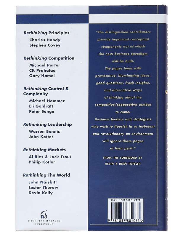Rethinking the future - Gibson, Rowan - Tietokirjat - 10105550715 - 1