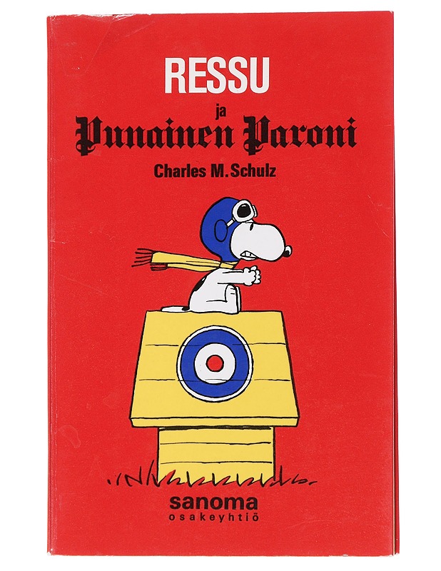 Ressu ja punainen paroni - Schulz, Charles M. - Lastenkirjat - 10105550721 - 0