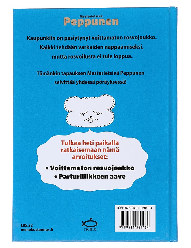 Mestarietsivä Peppunen : voittamaton rosvojoukko - Troll - Lastenkirjat - 10105550729 - 1