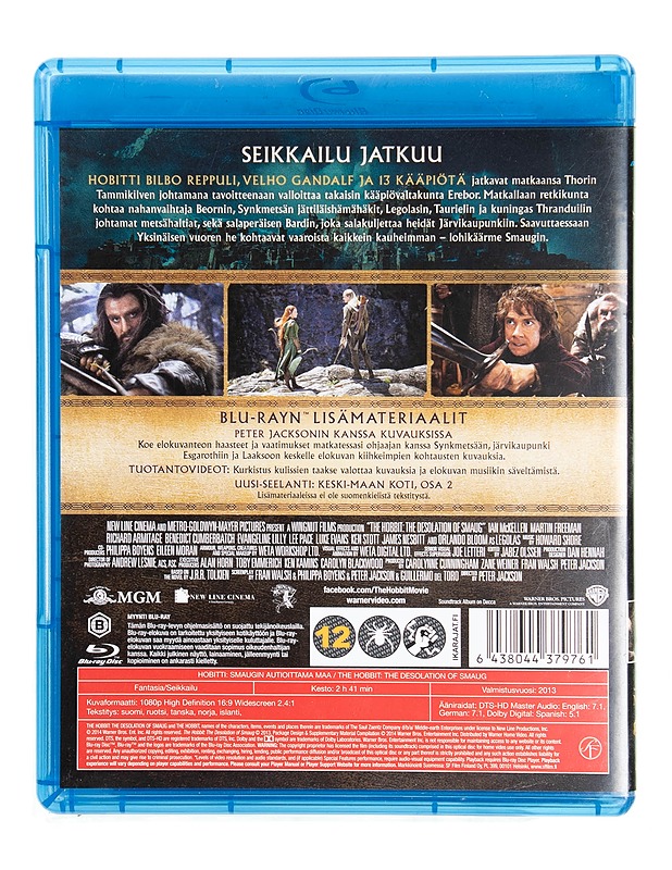 Hobitti : Smaugin autioittama maa - Blu-ray - Blu-ray-levyt - 10105550753 - 1