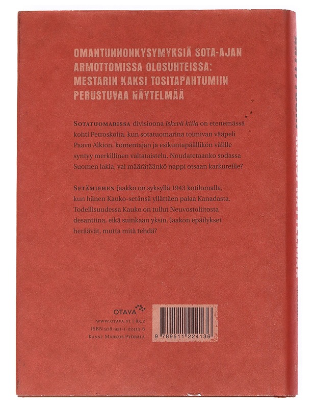 Kaksi näytelmää - Antti Tuuri - Runot ja näytelmät - 10105550773 - 1