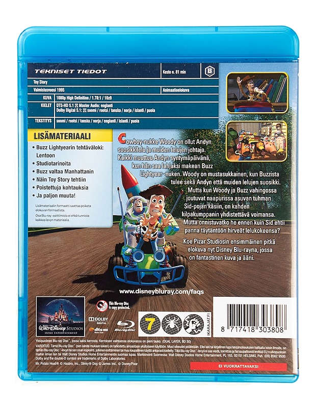 Disney/Pixar : Toy Story - Blu-ray - Blu-ray-levyt - 10105550793 - 1