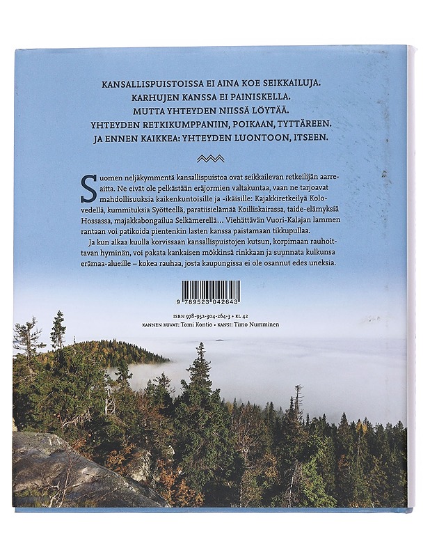 Kansallispuistojen kutsu - Tomi Kontio - Tietokirjat ja oppaat - 10105550811 - 1