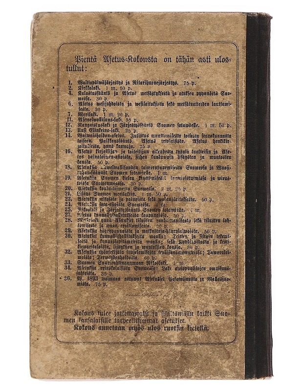 Suomen suuriruhtinaanmaan rikoslaki - Historiakirjat - 10105550830 - 1
