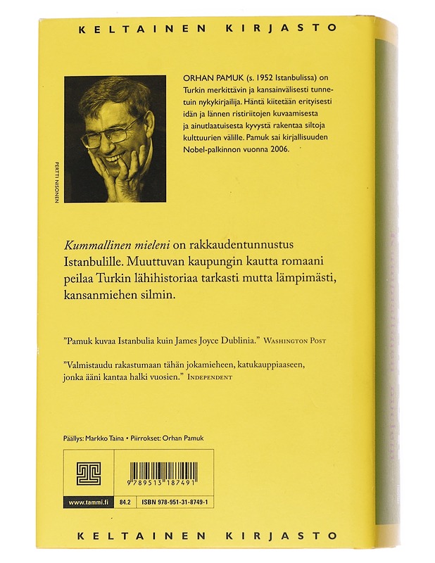 Kummallinen mieleni - Pamuk, Orhan - Elämäkerrat ja muistelmat - 10105550841 - 1