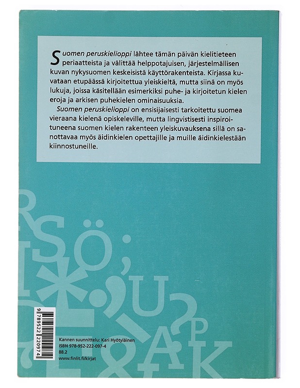 Suomen peruskielioppi - Fred Karlsson - Tietokirjat ja oppaat - 10105550894 - 1