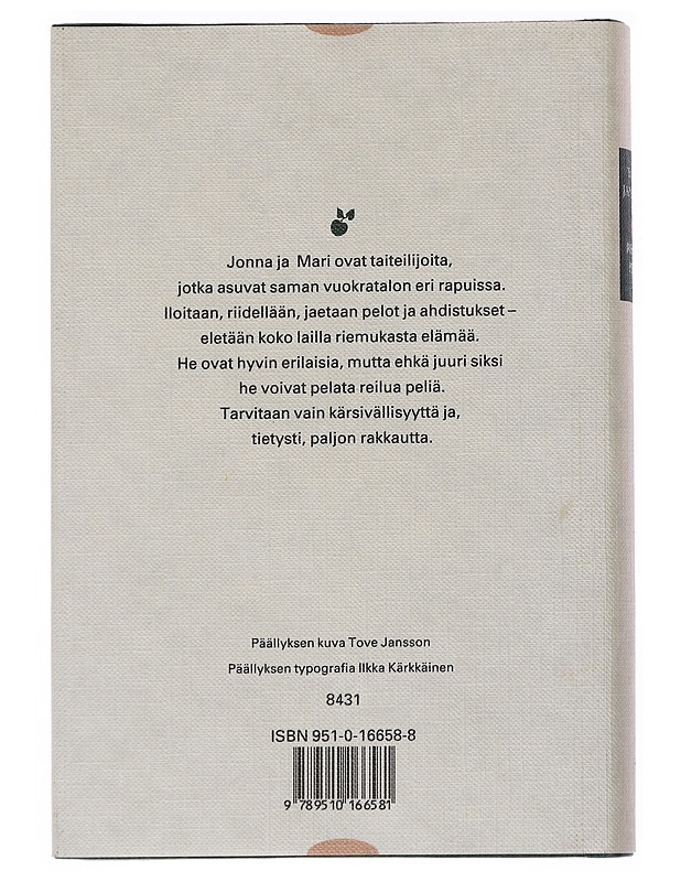 Reilua peliä - Jansson, Tove - Romaanit ja novellit - 10105550913 - 1