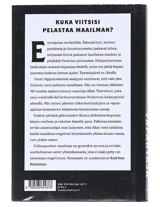 Esikaupunkien vapahtaja - Colling Nielsen, Kaspar - Romaanit ja novellit - 10105550932 - 1