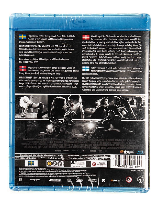 Sin City - Blu-ray - Blu-ray-levyt - 10105550945 - 1