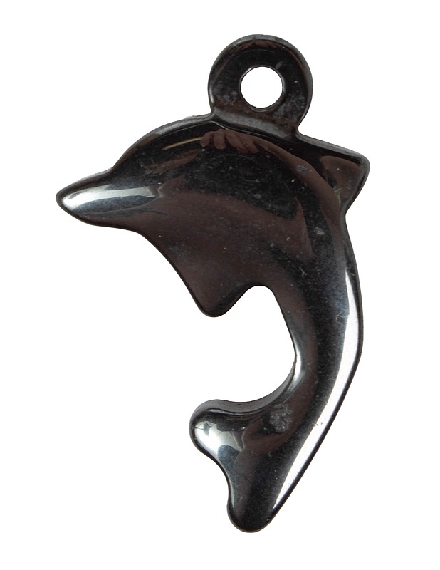Hematiitti delfiini amuletti - Askartelu - 10105550959 - 0
