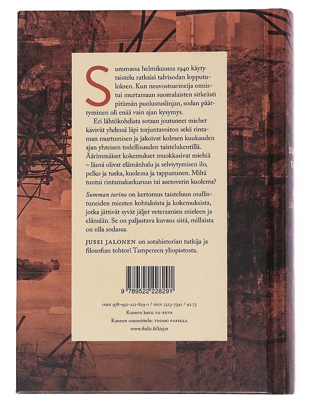 Summan tarina - Jalonen, Jussi - Historiakirjat - 10105550975 - 1