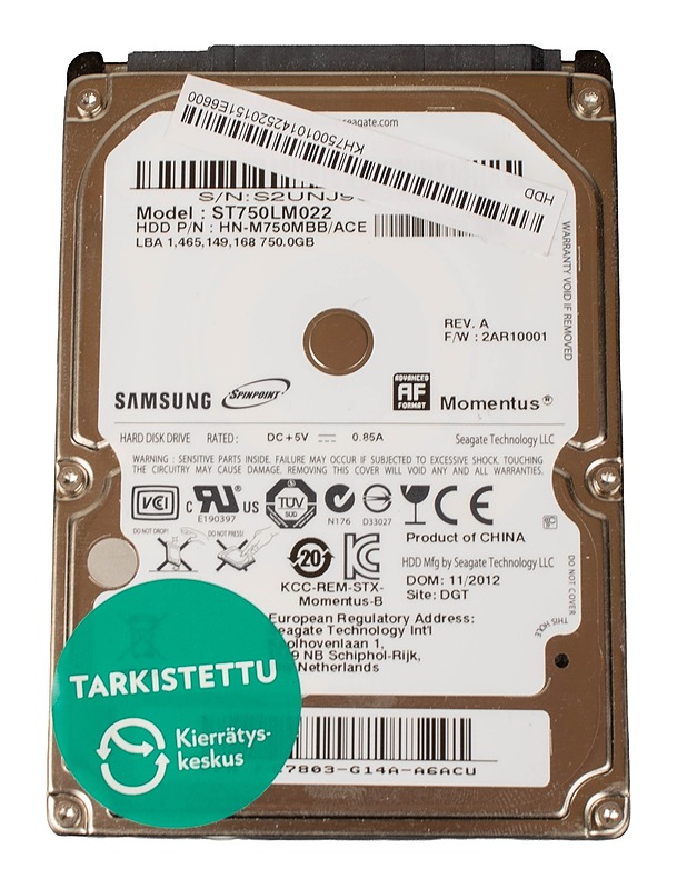 SAMSUNG-kovalevy  - Tietokoneet - 10105550990 - 0