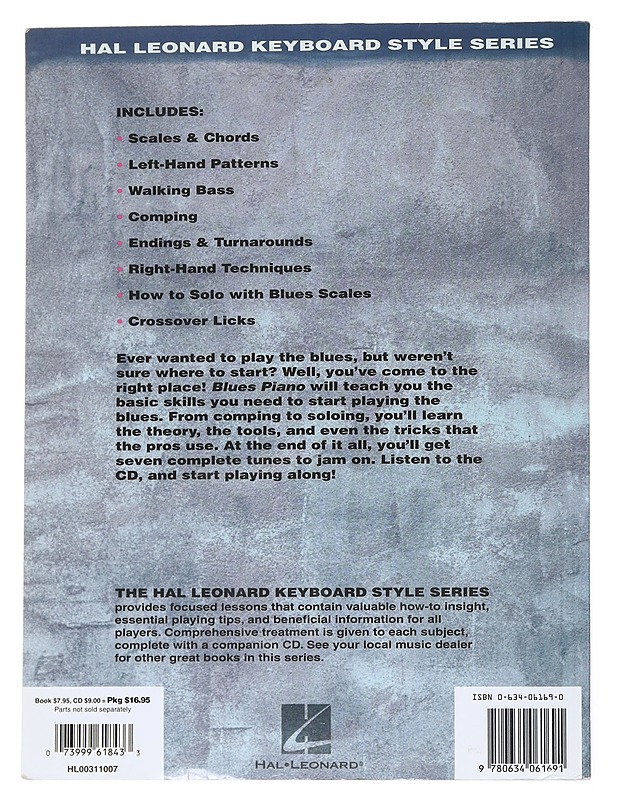 Blues Piano : The cmplete guide with cd! - Harrison, Mark - Musiikki- ja elokuvakirjat - 10105550996 - 1