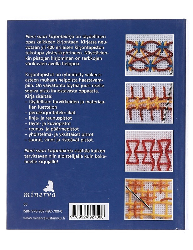 Pieni suuri kirjontakirja : 400+ kirjontapistoa - Webb, Mary - Matkaoppaat ja sanakirjat - 10105551008 - 1