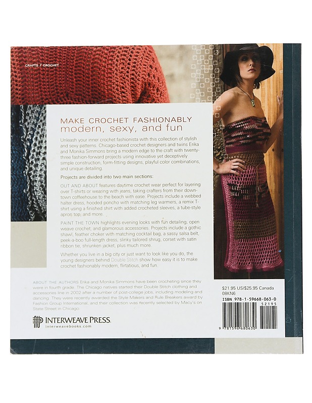Double Stitch : Designs for the Crochet Fashionista - Erika Simmons & Simmons Monika - Harrastekirjat - 10105551028 - 1