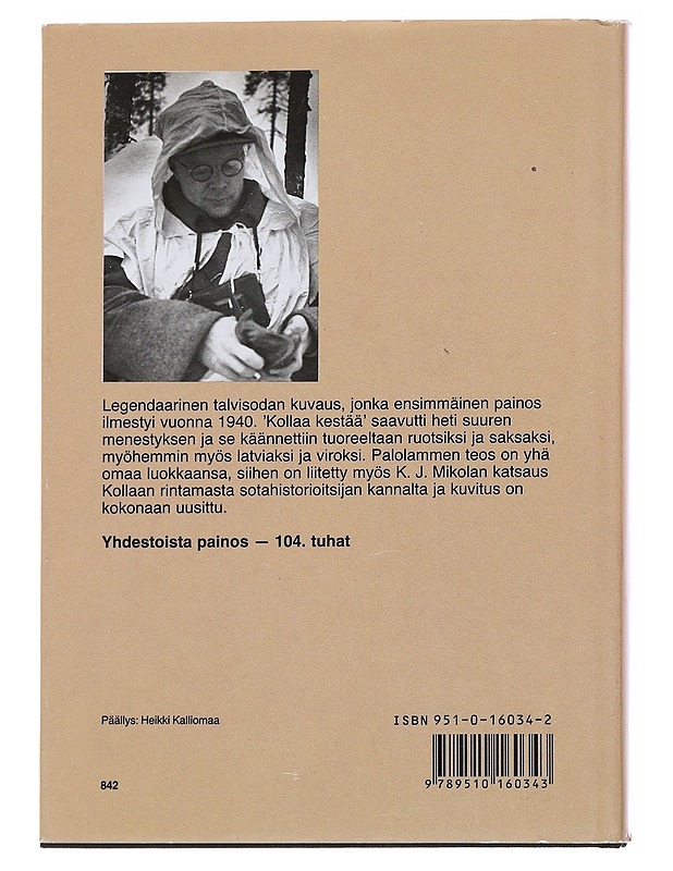 Kollaa kestää - Erkki Palolampi - Elämäkerrat ja muistelmat - 10105551035 - 1
