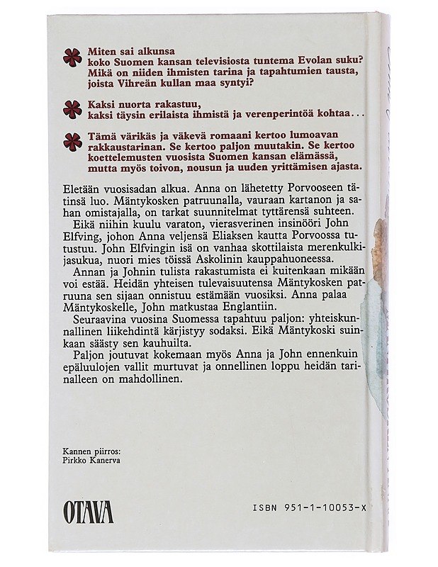 Mäntykosken Anna - Enni Mustonen - Romaanit ja novellit - 10105551061 - 1