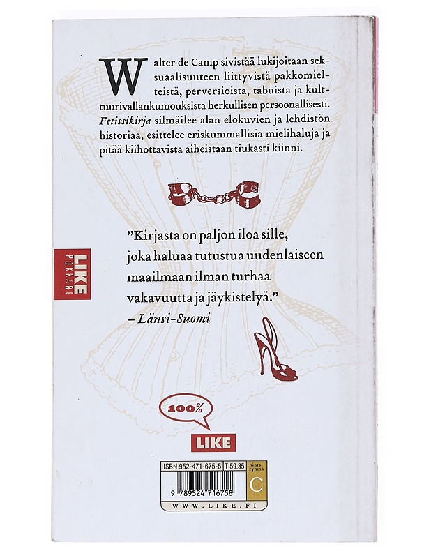 K18 Fetissikirja : fetisismin, pornon ja erotiikan historia - Walter de Camp - Tietokirjat ja oppaat - 10105551067 - 1