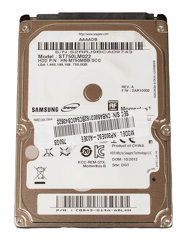 SAMSUNG Spinpoint ST750LM022 HDD, 750 GB, SATA - Tietokoneet - 10105551100 - 0
