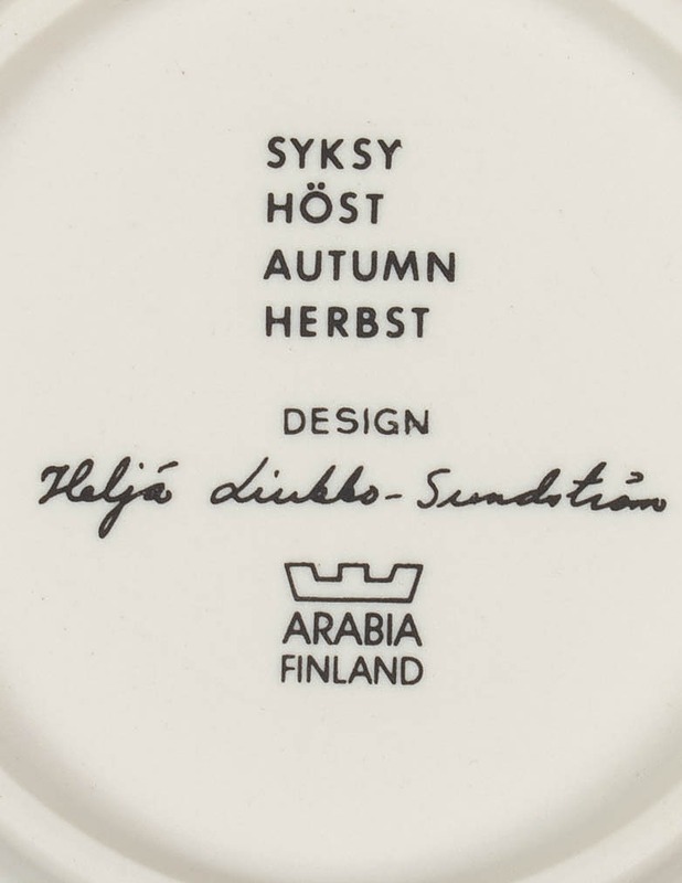 ARABIA Syksy seinälautanen - Designsuosikit - 10105551125 - 2