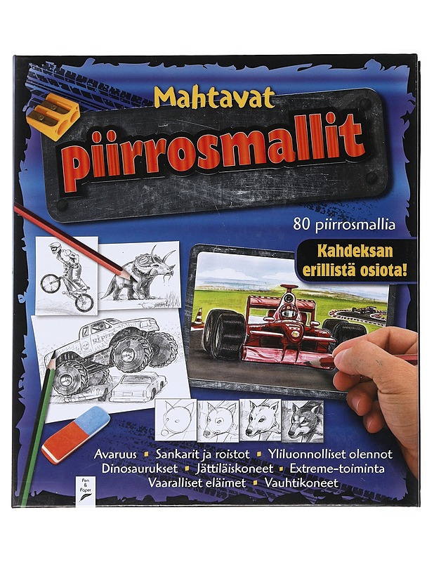 Mahtavat piirrosmallit : 80 piirrosmallia - Nagle, Shane - Harrastekirjat - 10105551134 - 0