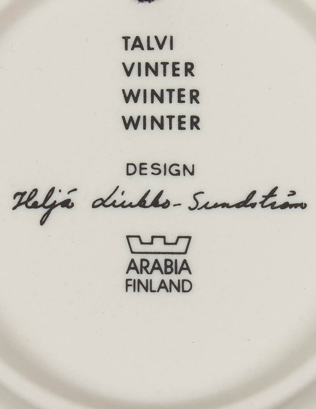 ARABIA Talvi seinälautanen - Designsuosikit - 10105551138 - 2
