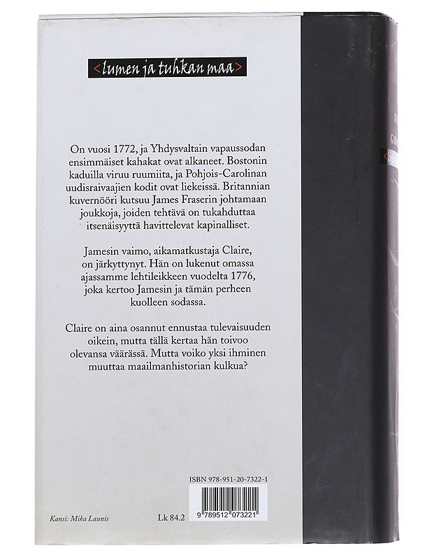 Lumen ja tuhkan maa - Gabaldon, Diana - Fantasia- ja scifi - 10105551152 - 1