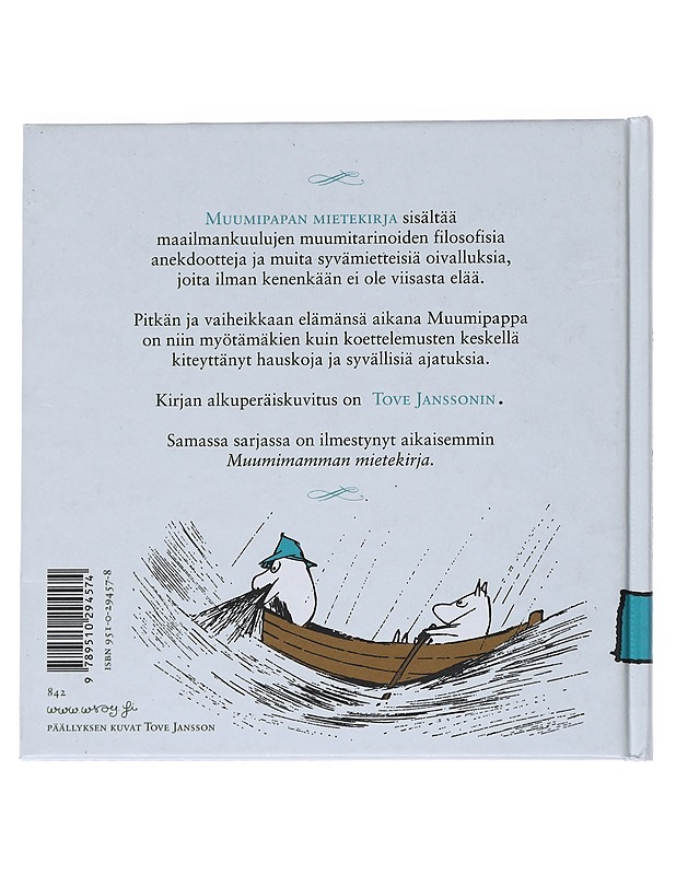 Muumipapan mietekirja - Tove Jansson - Romaanit ja novellit - 10105551155 - 1