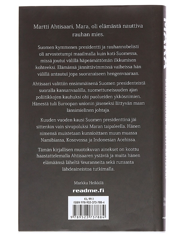 Mara : unohtumaton Martti Ahtisaari - Markku Heikkilä - Elämäkerrat ja muistelmat - 10105551161 - 1
