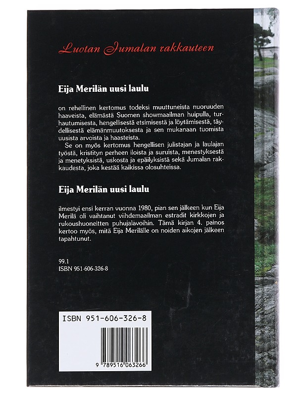 Eija Merilän uusi laulu : luotan Jumalan rakkauteen - Tytti Träff - Elämäkerrat ja muistelmat - 10105551178 - 1