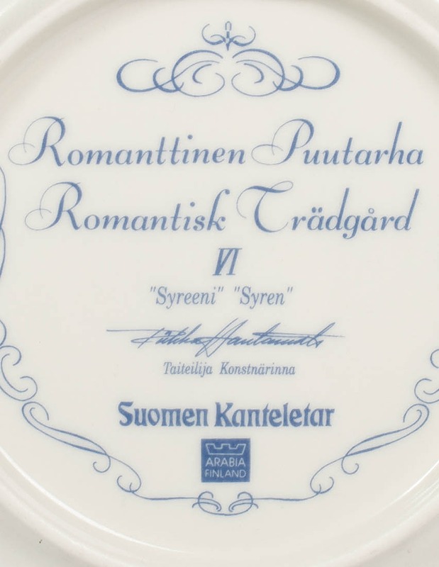 ARABIA Romanttinen puutarha VI Syreeni seinälautanen  - Designsuosikit - 10105551177 - 2