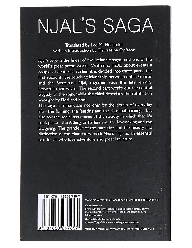 Njál's saga - Bayerschmidt, Carl F. - Romaanit ja novellit - 10105551179 - 1