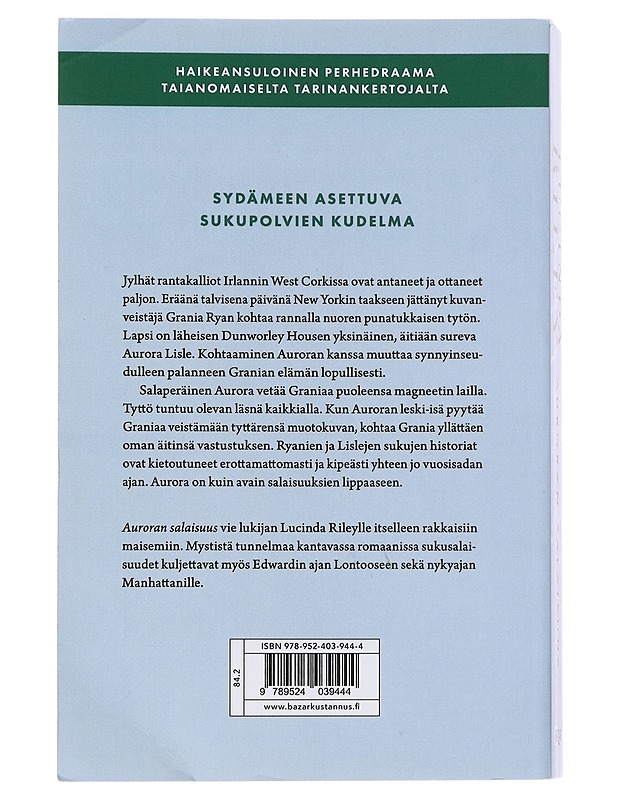 Auroran salaisuus - Riley, Lucinda - Romaanit ja novellit - 10105551185 - 1